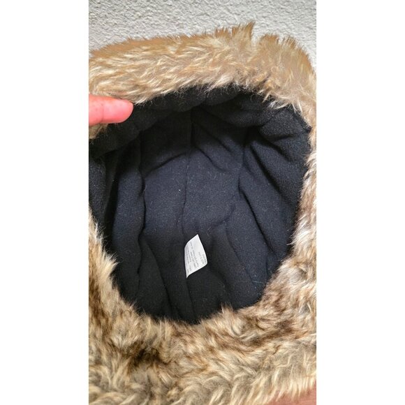 Igloos Unisex Winter Plaid Fur-Lined Trapper Hat With Ear Flaps Size L/XL - Picture 7 of 8